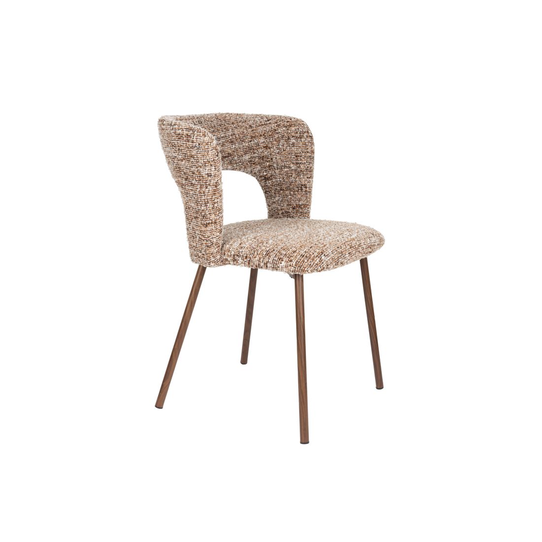 White Label Living Chair Chelsea Brown - KwaliteitWonen.nl