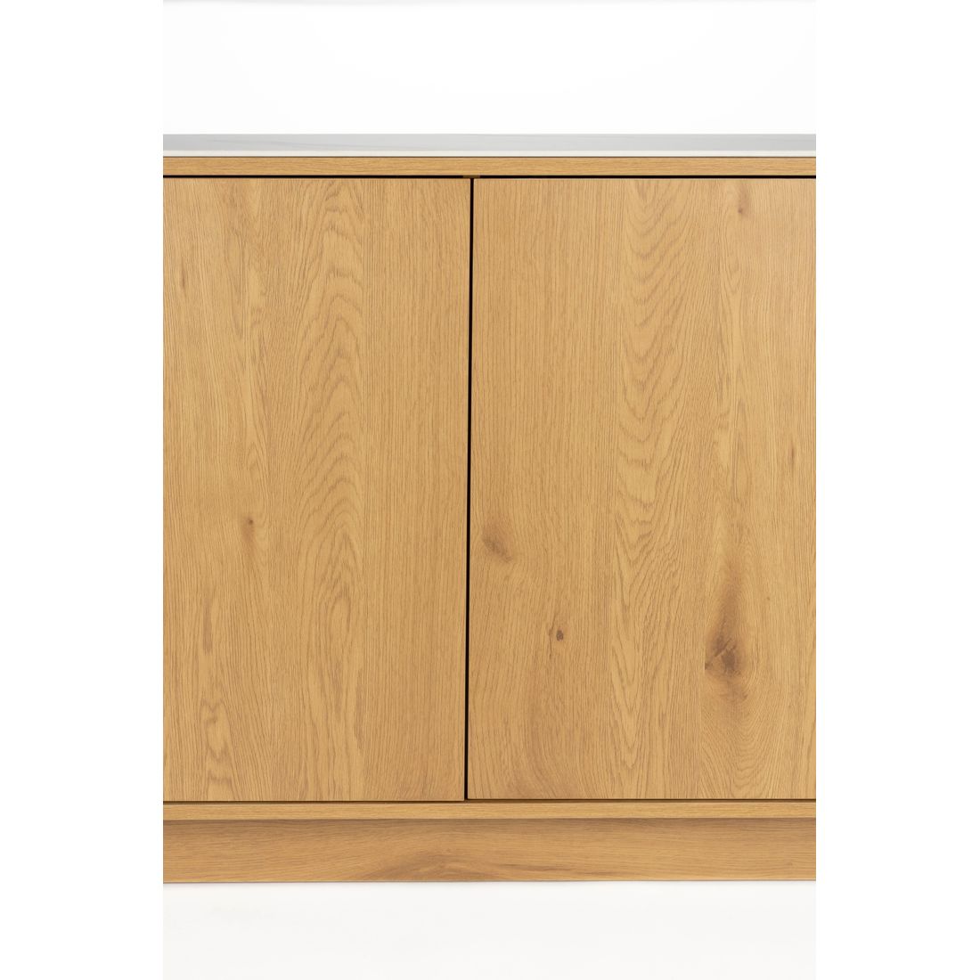 White Label Living Dressoir Almira Hoog Eiken - KwaliteitWonen.nl