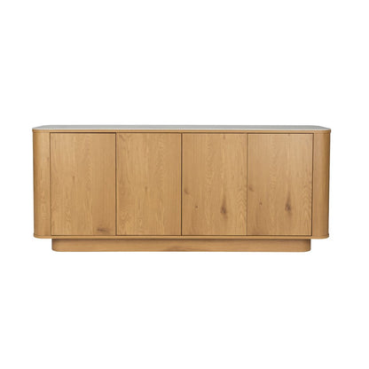 White Label Living Dressoir Almira Hoog Eiken - KwaliteitWonen.nl