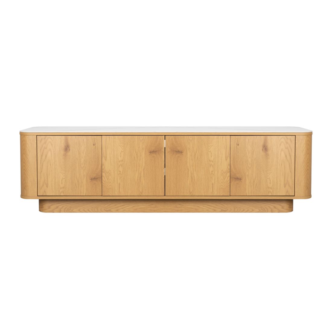 White Label Living Dressoir Almira Laag Eiken - KwaliteitWonen.nl