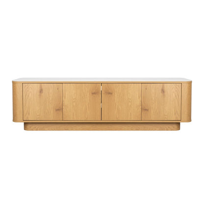 White Label Living Dressoir Almira Laag Eiken - KwaliteitWonen.nl