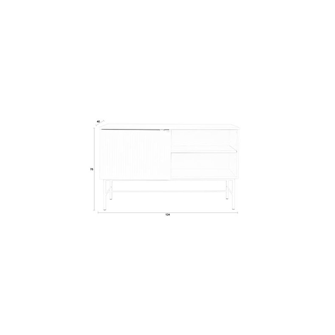 White Label Living Dressoir Cayo Hoog - KwaliteitWonen.nl