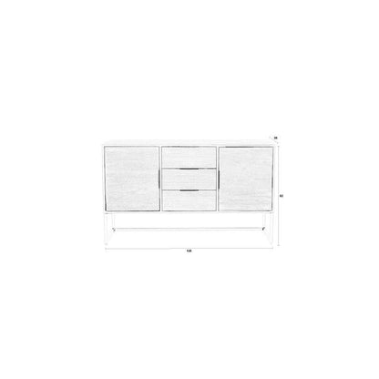 White Label Living Dressoir Webster Hoog - KwaliteitWonen.nl
