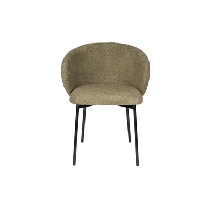 White Label Living Eetkamerstoel Ayle Moss Groen - KwaliteitWonen.nl