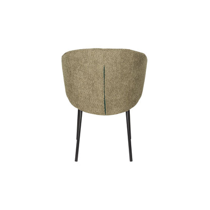 White Label Living Eetkamerstoel Ayle Moss Groen - KwaliteitWonen.nl