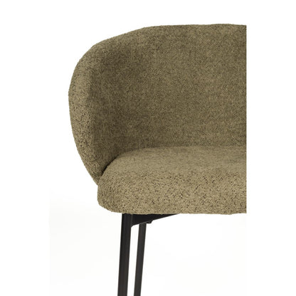 White Label Living Eetkamerstoel Ayle Moss Groen - KwaliteitWonen.nl