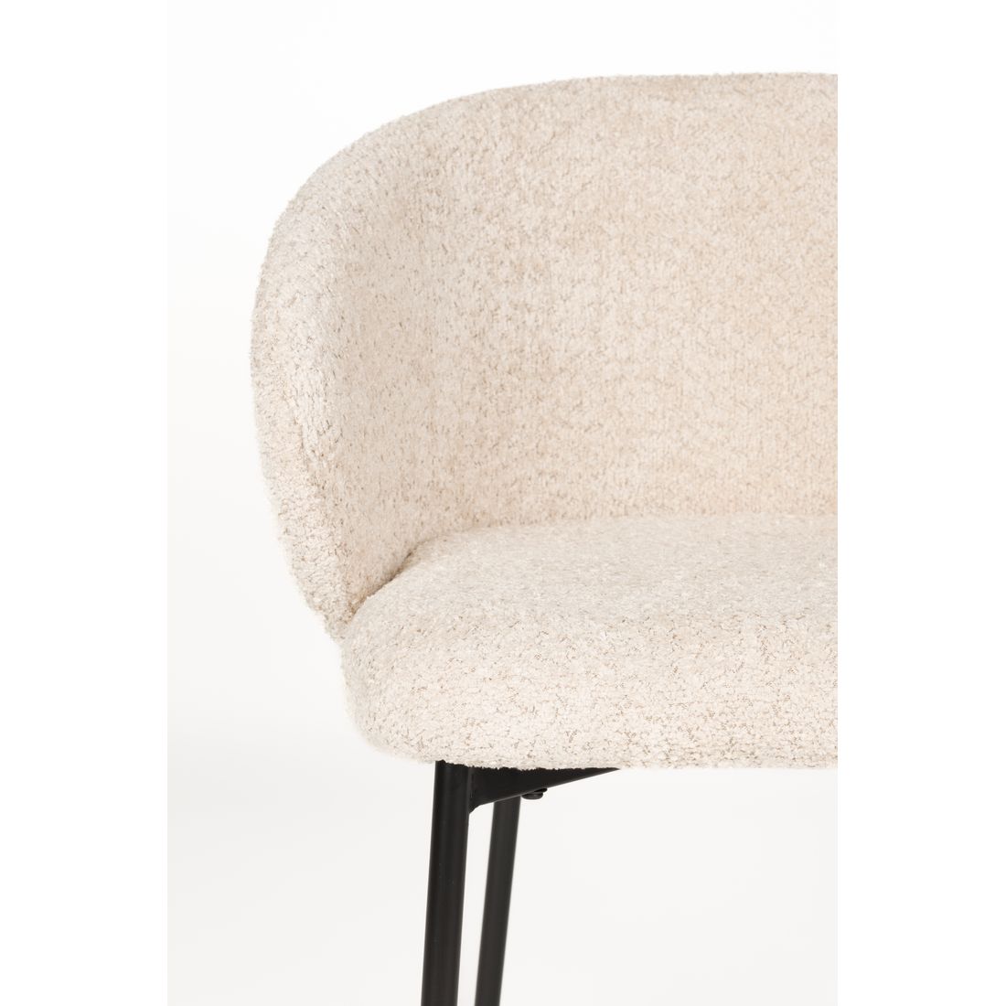 White Label Living Eetkamerstoel Ayle Wit - KwaliteitWonen.nl