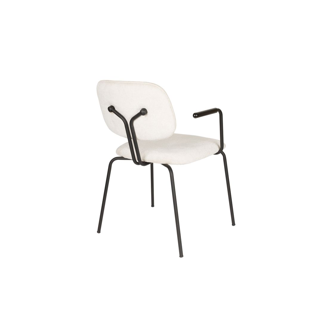 White Label Living Eetkamerstoel Bouton Wit - KwaliteitWonen.nl