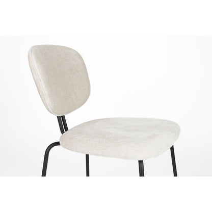 White Label Living Eetkamerstoel Bouton Wit - KwaliteitWonen.nl