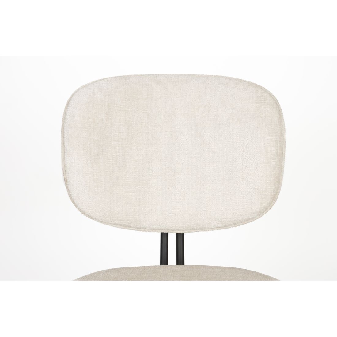 White Label Living Eetkamerstoel Bouton Wit - KwaliteitWonen.nl