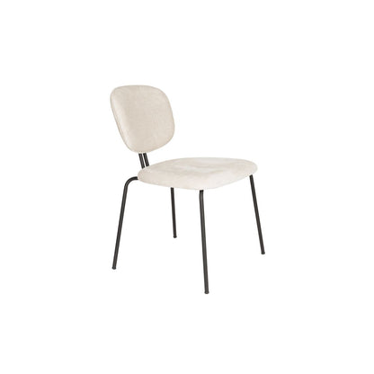 White Label Living Eetkamerstoel Bouton Wit - KwaliteitWonen.nl