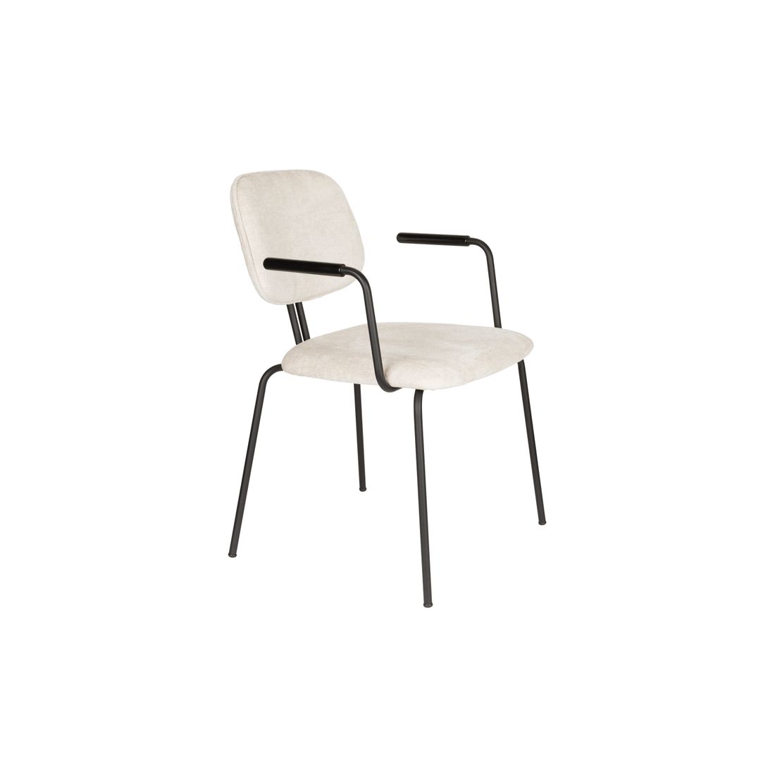 White Label Living Eetkamerstoel Bouton Wit - KwaliteitWonen.nl