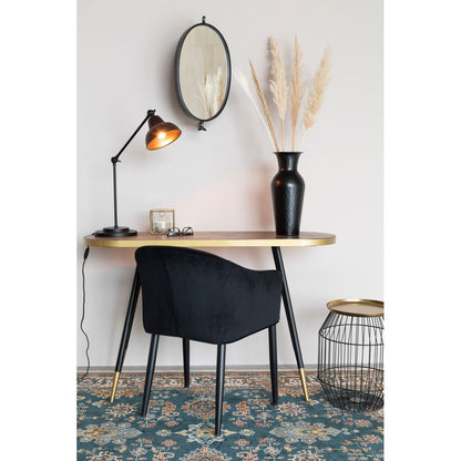 White Label Living Eetkamerstoel Catelyn Zwart - KwaliteitWonen.nl