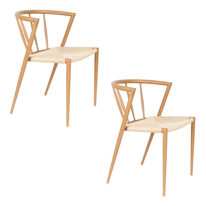 White Label Living Eetkamerstoel Che Naturel Eiken - KwaliteitWonen.nl