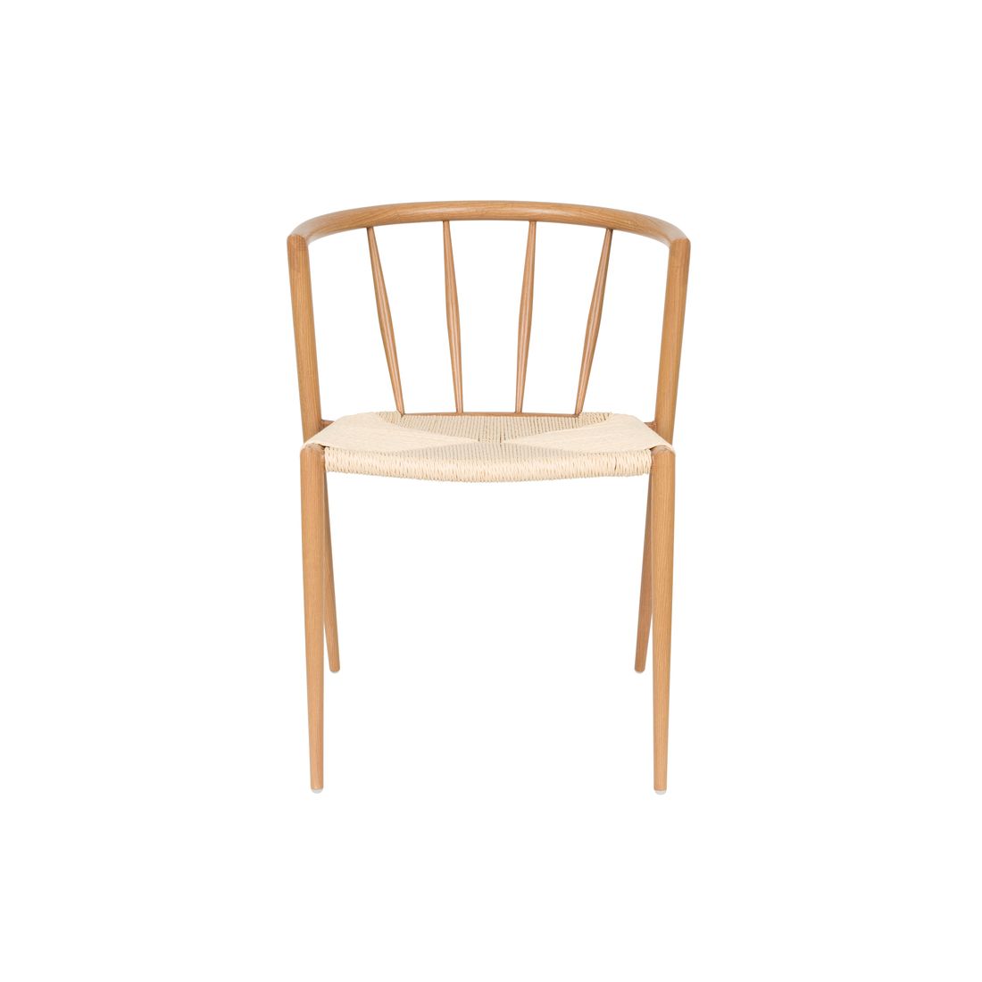 White Label Living Eetkamerstoel Che Naturel Eiken - KwaliteitWonen.nl