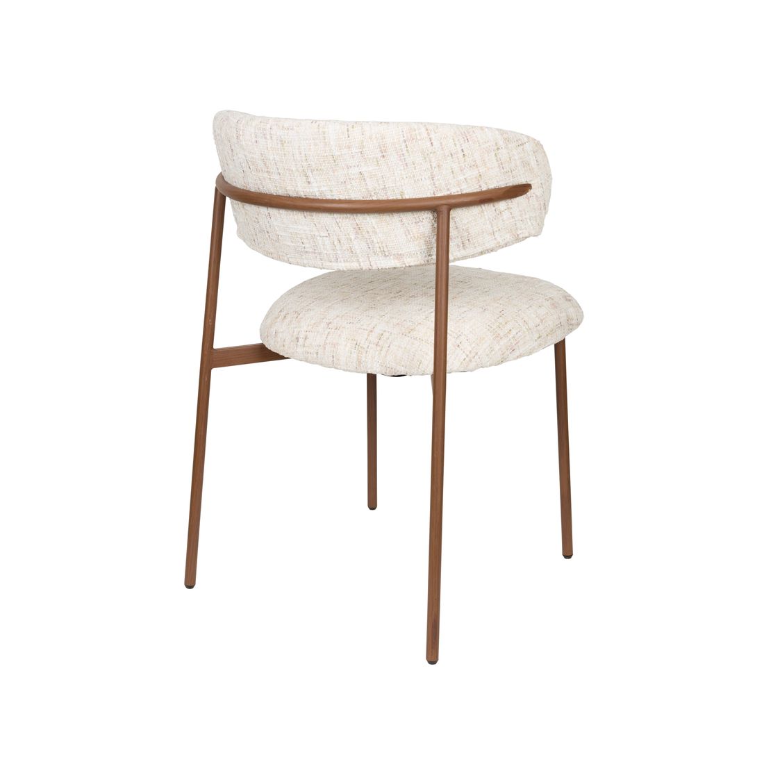 White Label Living Eetkamerstoel Claes Wit - KwaliteitWonen.nl