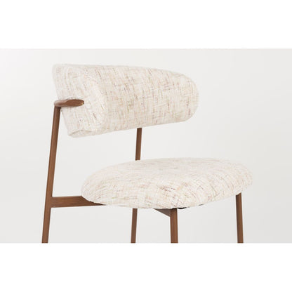 White Label Living Eetkamerstoel Claes Wit - KwaliteitWonen.nl