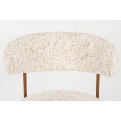White Label Living Eetkamerstoel Claes Wit - KwaliteitWonen.nl