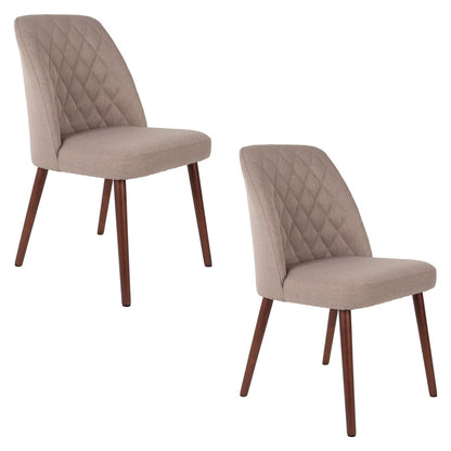 White Label Living Eetkamerstoel Conway Beige - KwaliteitWonen.nl