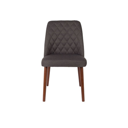 White Label Living Eetkamerstoel Conway Donkergrijs - KwaliteitWonen.nl