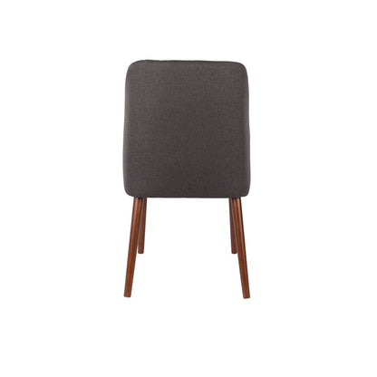 White Label Living Eetkamerstoel Conway Donkergrijs - KwaliteitWonen.nl