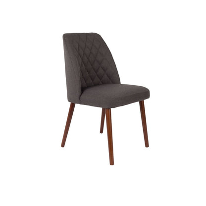White Label Living Eetkamerstoel Conway Donkergrijs - KwaliteitWonen.nl