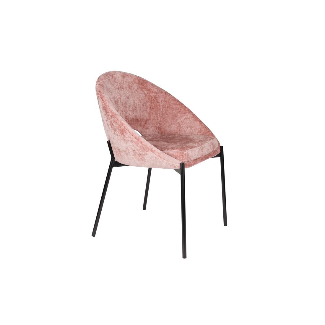White Label Living Eetkamerstoel Dando Roze - KwaliteitWonen.nl