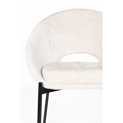 White Label Living Eetkamerstoel Dando Wit - KwaliteitWonen.nl
