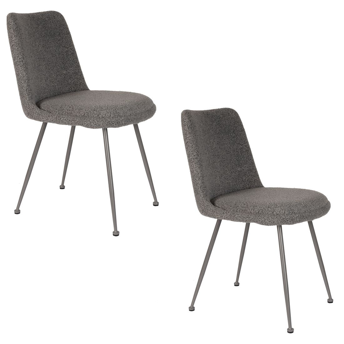 White Label Living Eetkamerstoel Fijs Grijs - KwaliteitWonen.nl