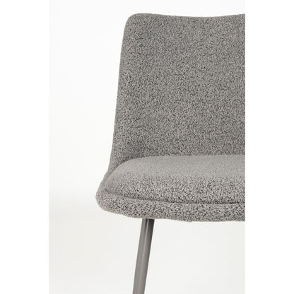 White Label Living Eetkamerstoel Fijs Grijs - KwaliteitWonen.nl