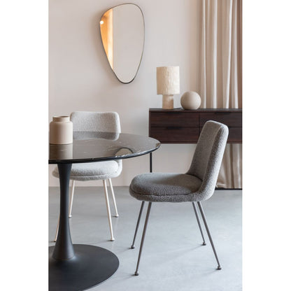 White Label Living Eetkamerstoel Fijs Grijs - KwaliteitWonen.nl