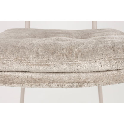 White Label Living Eetkamerstoel Franck Beige - KwaliteitWonen.nl
