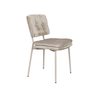 White Label Living Eetkamerstoel Franck Beige - KwaliteitWonen.nl