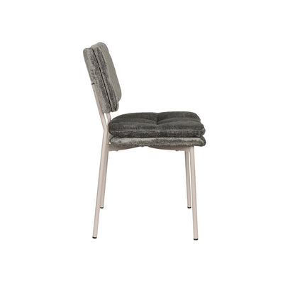 White Label Living Eetkamerstoel Franck Grijs - KwaliteitWonen.nl