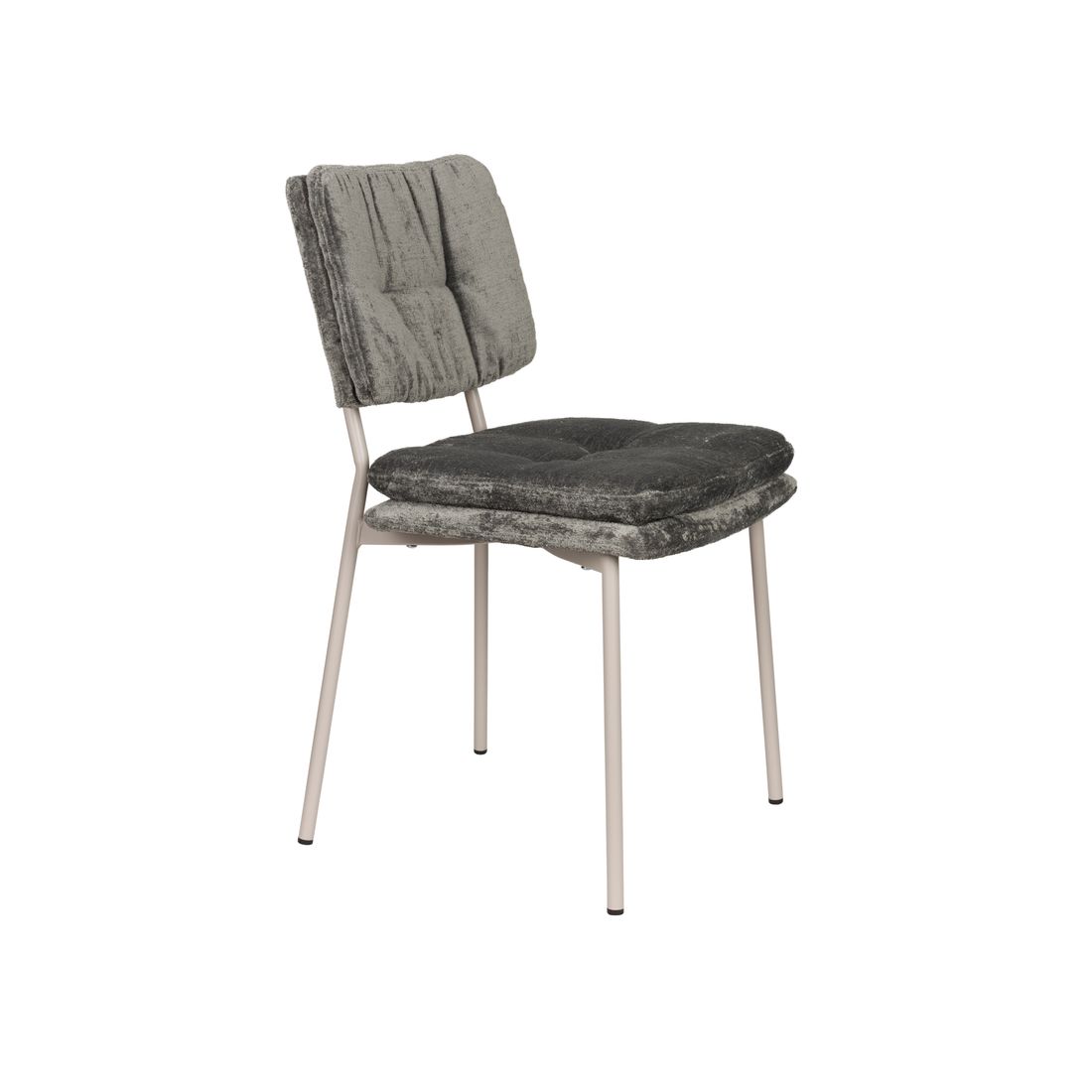 White Label Living Eetkamerstoel Franck Grijs - KwaliteitWonen.nl