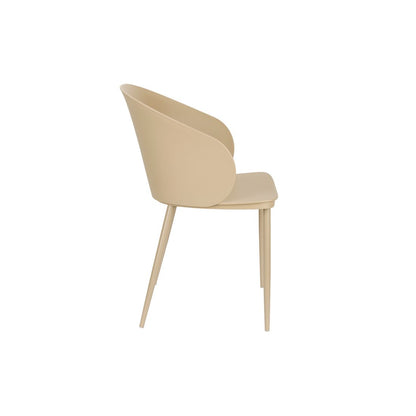 White Label Living Eetkamerstoel Gigi Beige - KwaliteitWonen.nl