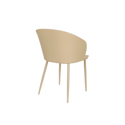 White Label Living Eetkamerstoel Gigi Beige - KwaliteitWonen.nl