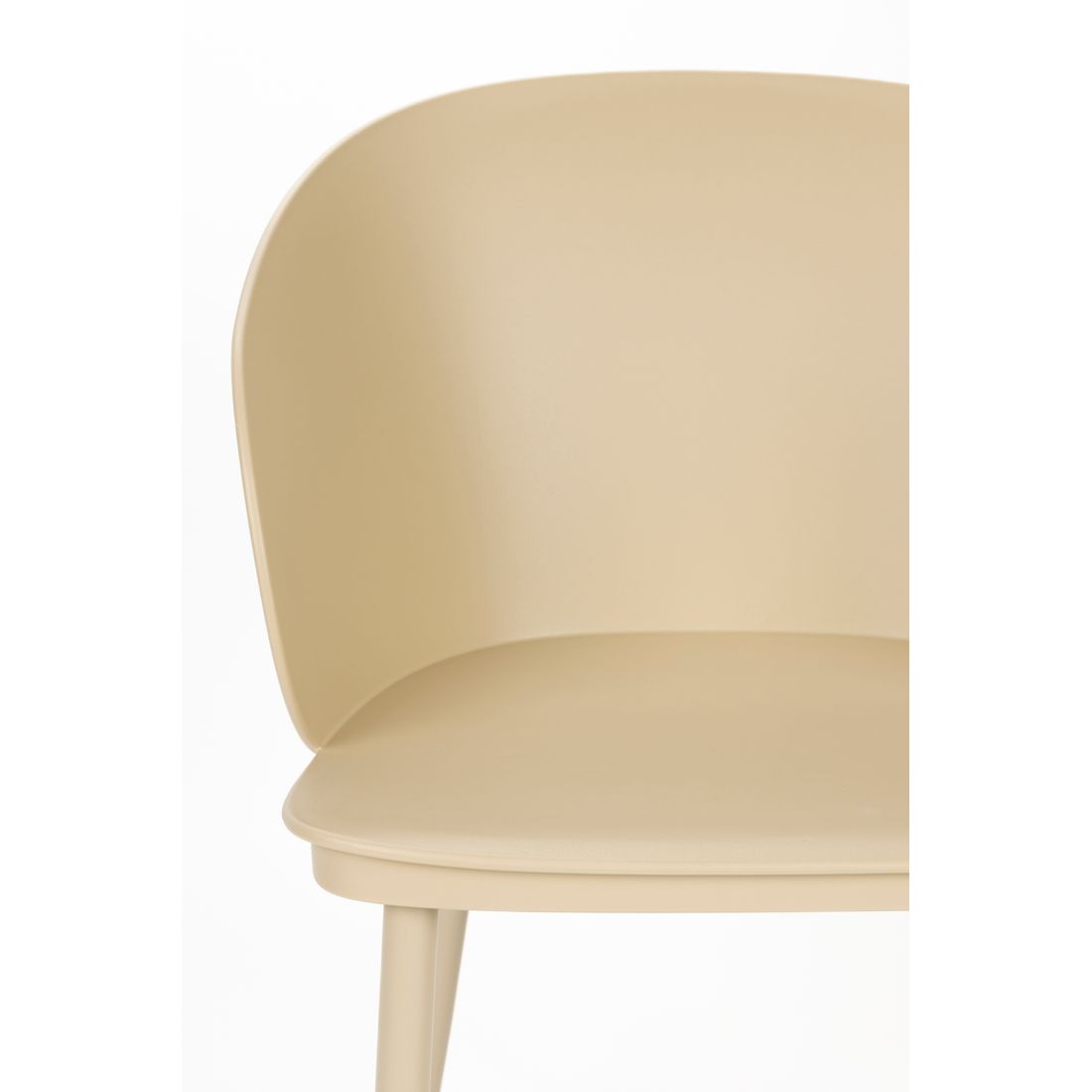 White Label Living Eetkamerstoel Gigi Beige - KwaliteitWonen.nl