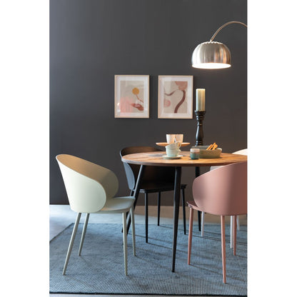 White Label Living Eetkamerstoel Gigi Groen - KwaliteitWonen.nl