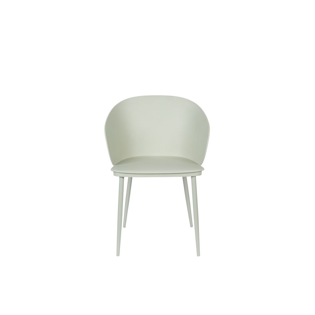 White Label Living Eetkamerstoel Gigi Groen - KwaliteitWonen.nl