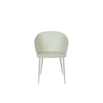 White Label Living Eetkamerstoel Gigi Groen - KwaliteitWonen.nl