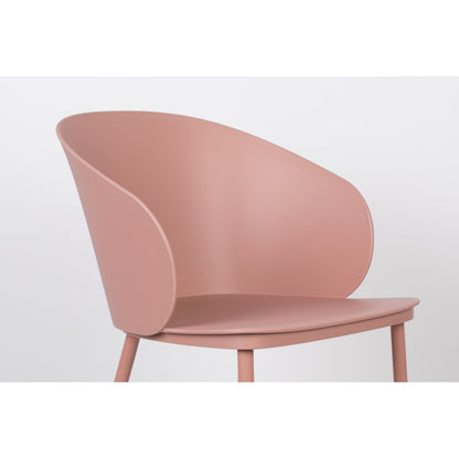 White Label Living Eetkamerstoel Gigi Roze - KwaliteitWonen.nl