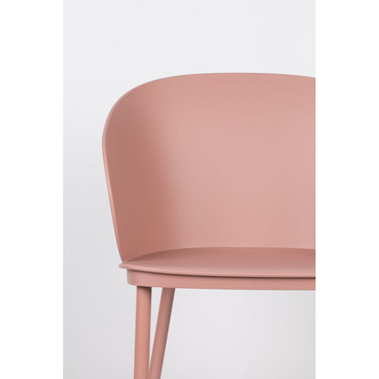 White Label Living Eetkamerstoel Gigi Roze - KwaliteitWonen.nl