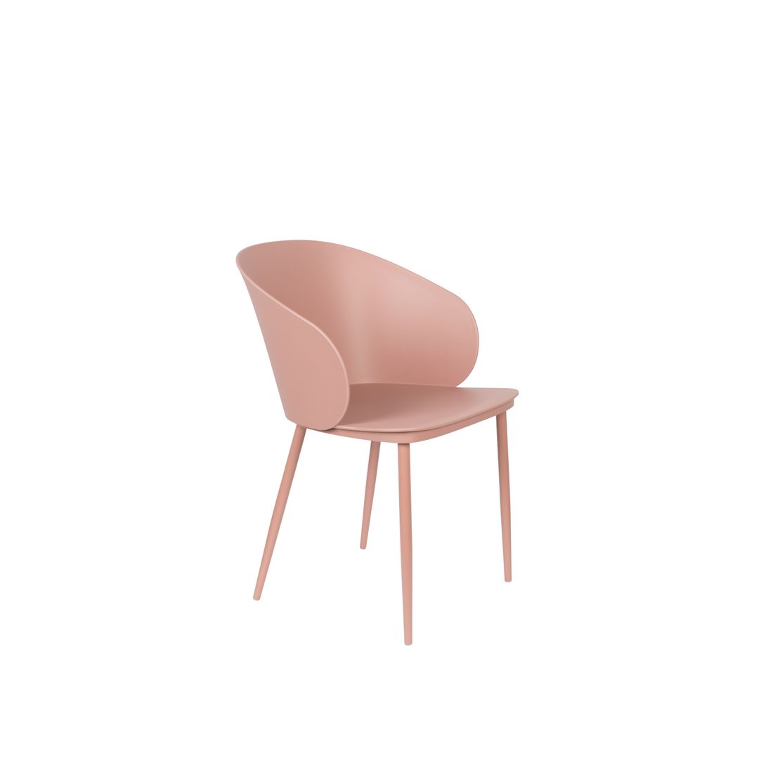 White Label Living Eetkamerstoel Gigi Roze - KwaliteitWonen.nl