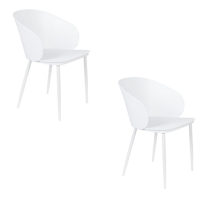 White Label Living Eetkamerstoel Gigi Wit - KwaliteitWonen.nl