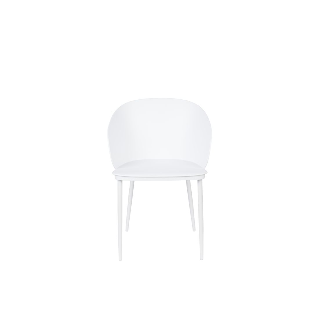 White Label Living Eetkamerstoel Gigi Wit - KwaliteitWonen.nl