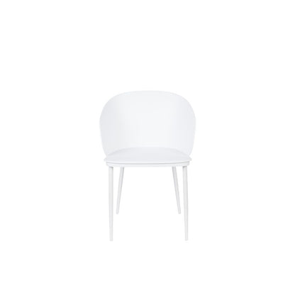 White Label Living Eetkamerstoel Gigi Wit - KwaliteitWonen.nl