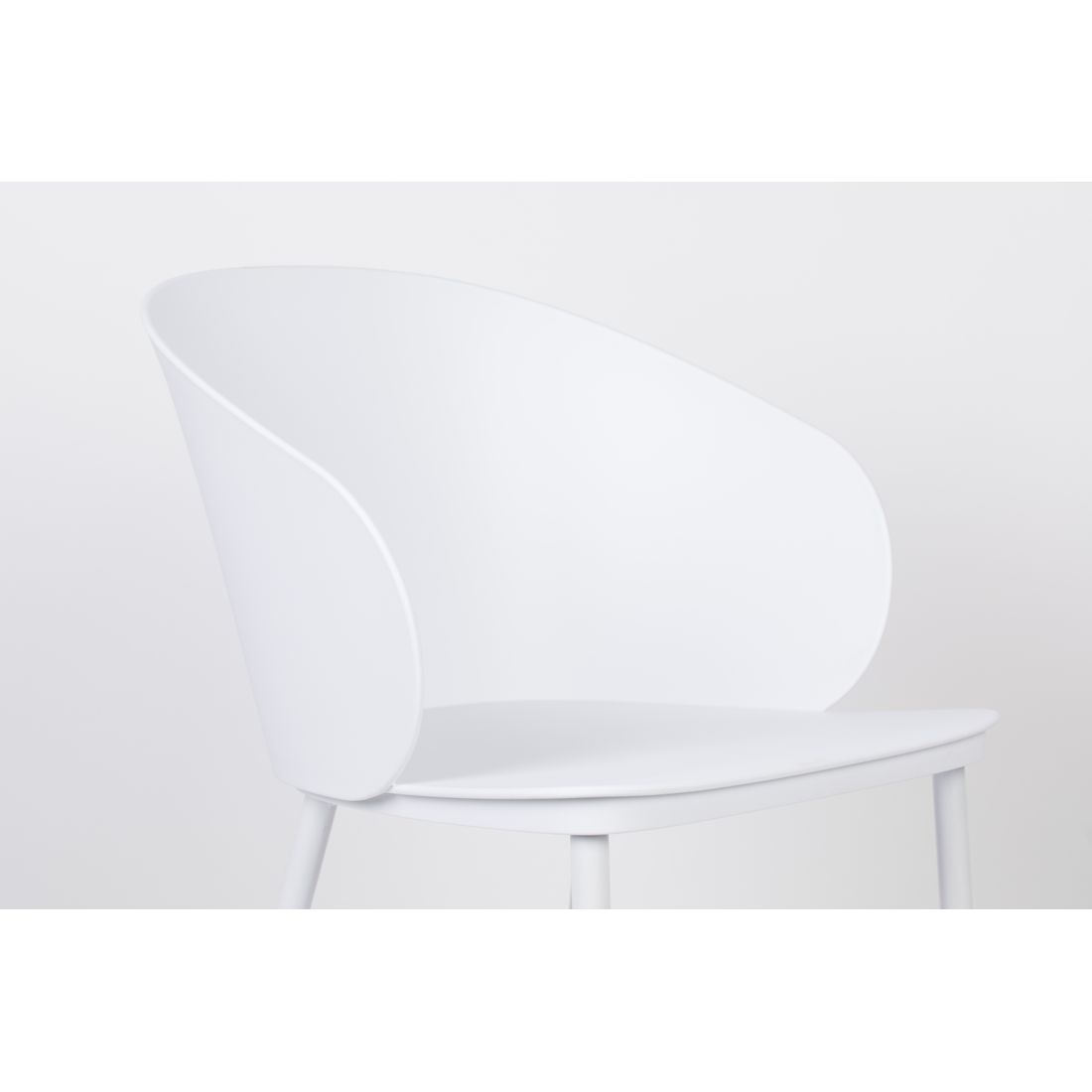 White Label Living Eetkamerstoel Gigi Wit - KwaliteitWonen.nl