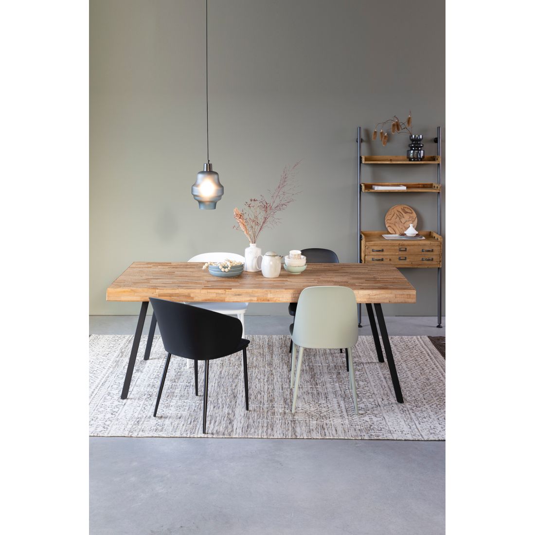 White Label Living Eetkamerstoel Gigi Zwart - KwaliteitWonen.nl