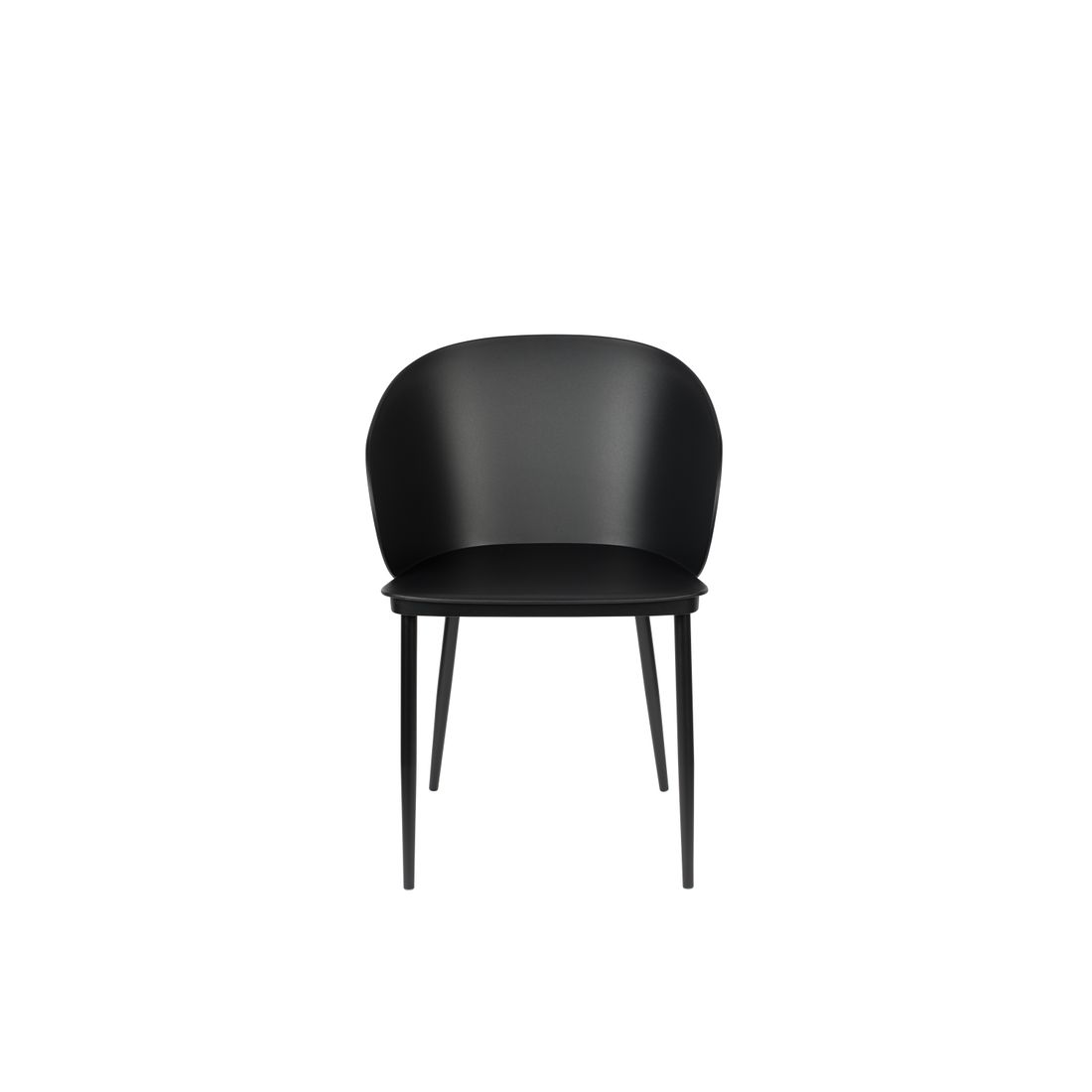 White Label Living Eetkamerstoel Gigi Zwart - KwaliteitWonen.nl